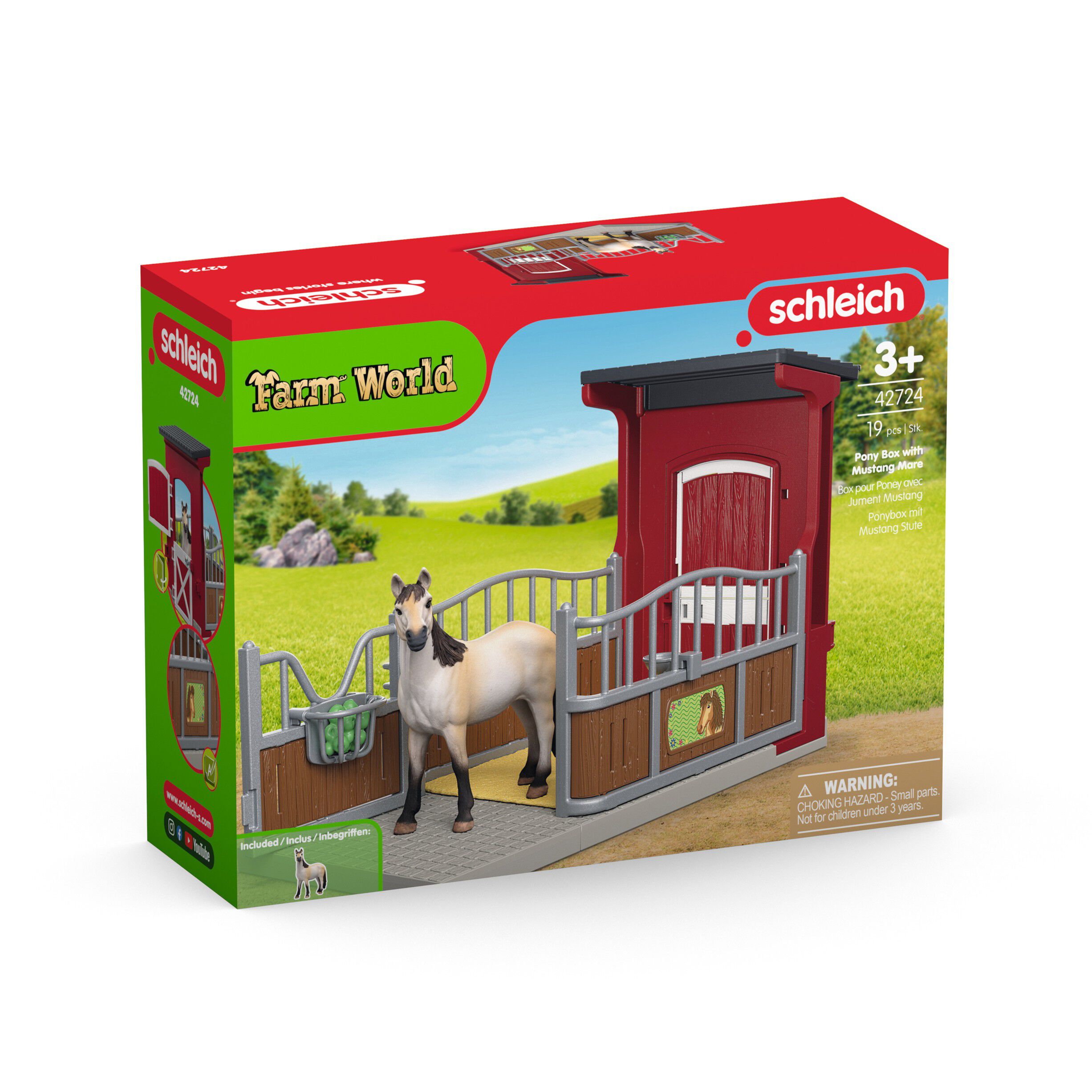 Schleich Ponybox with mus