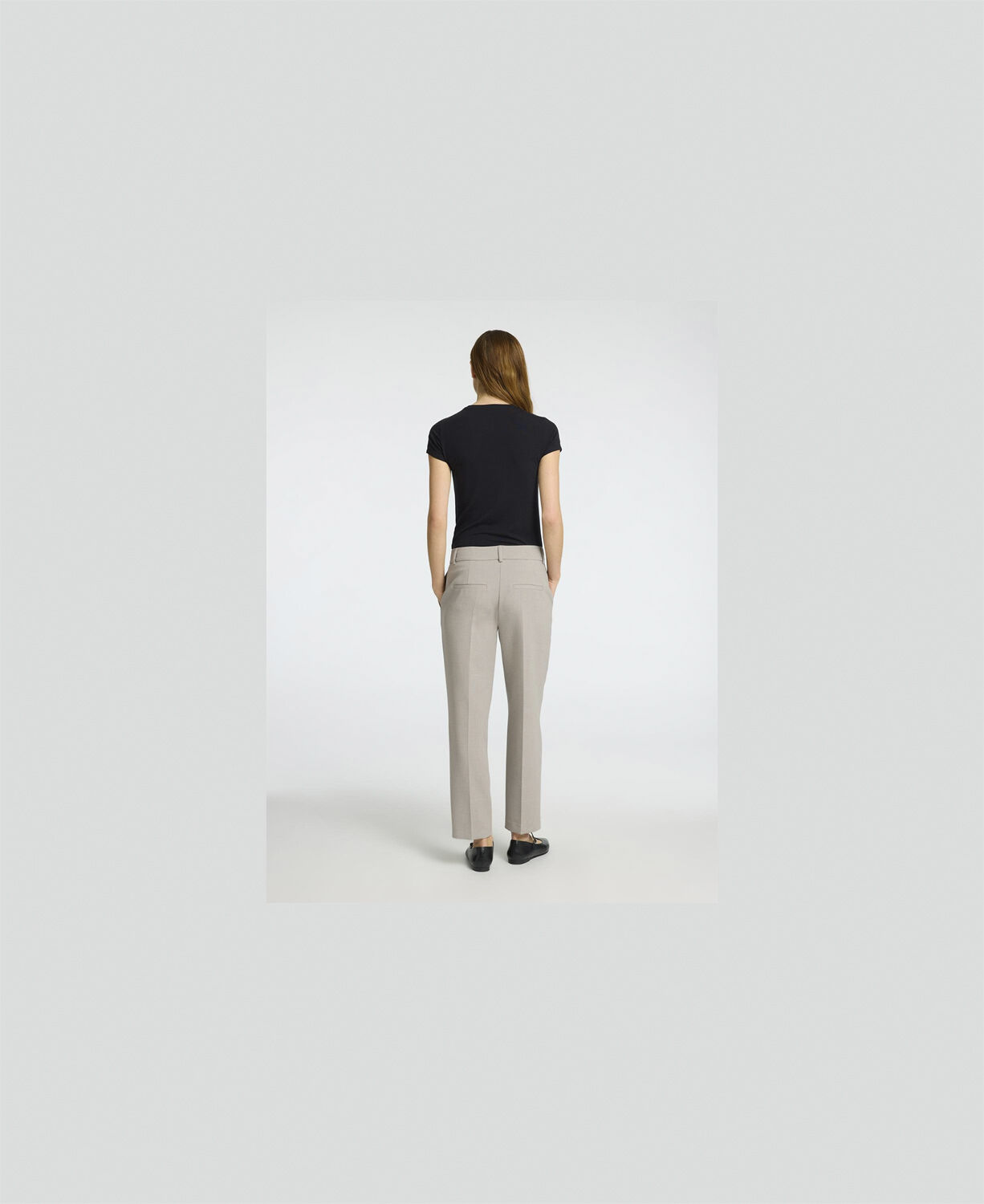 SLFRITA-RIA MW CROP PANT MEL NOOS