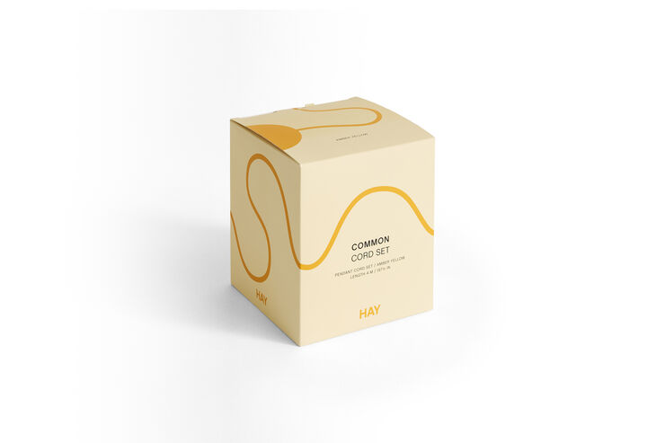 Common Pendant Cord set - Amber Yellow