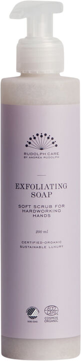 Exfoliating soap