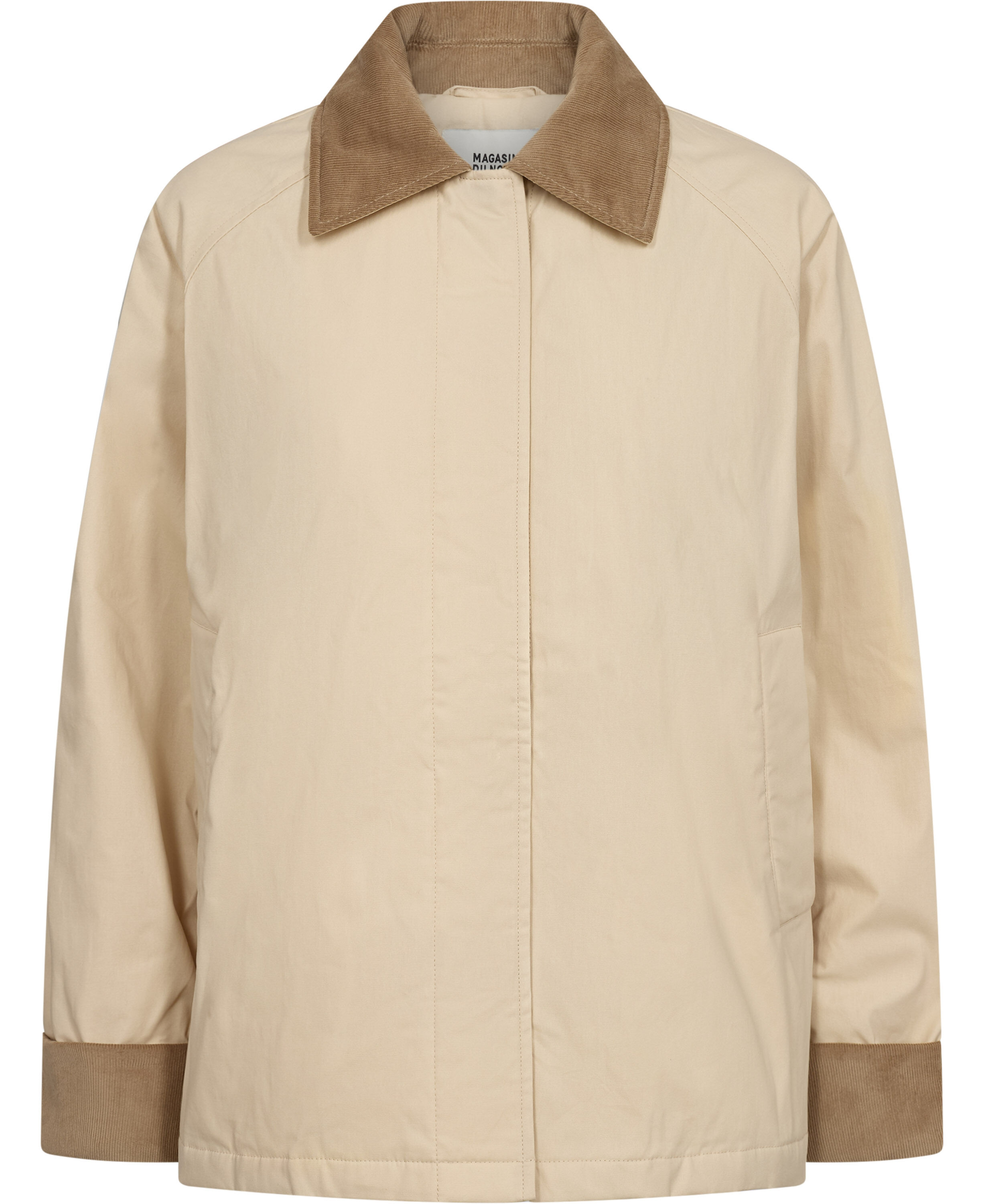 Emmy 4 coated jakke med fl&oslash;jlskanter - GRS