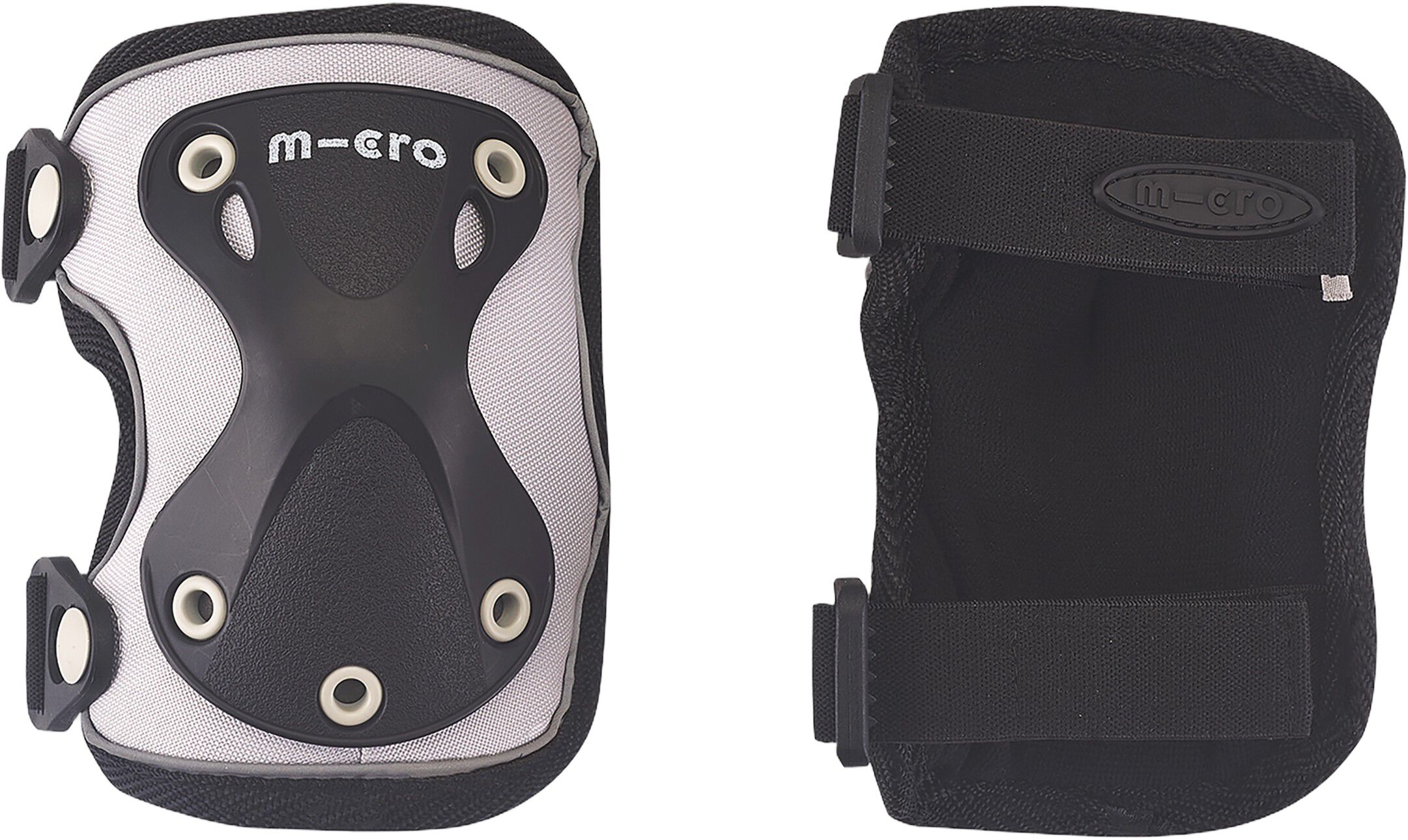 Micro - Kn&aelig;- og Albuebeskyttere - Reflective Black M