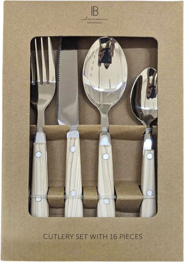 Bestiksæt m/16 dele Valdemar 4 knive, gafler,