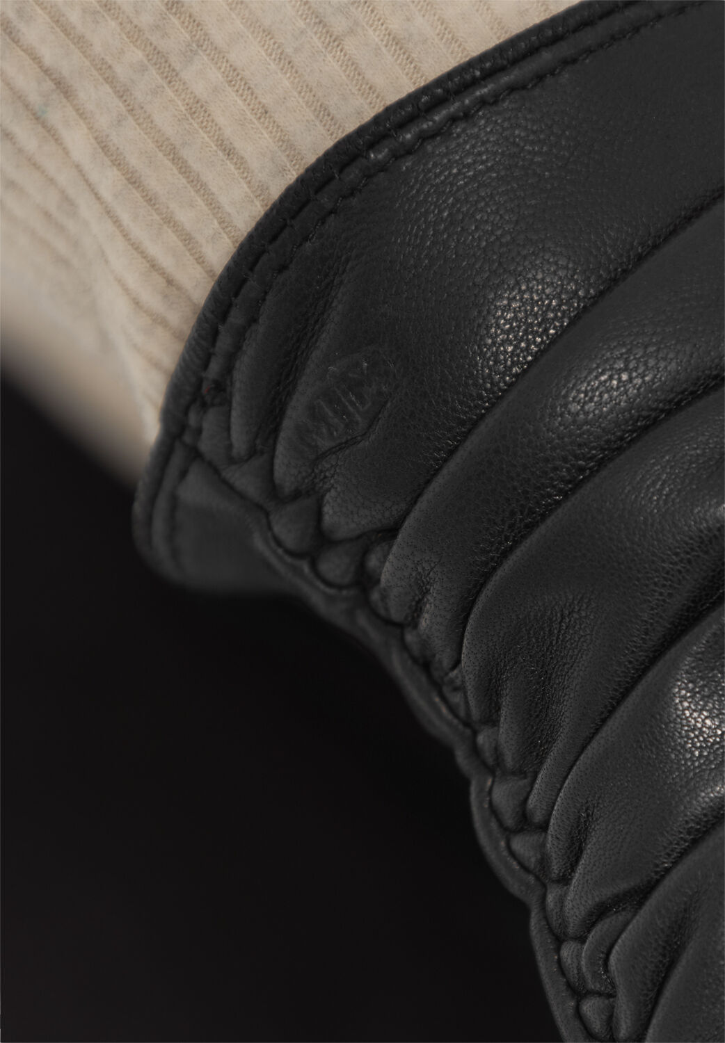 MJM Glove Connie W Leather Black