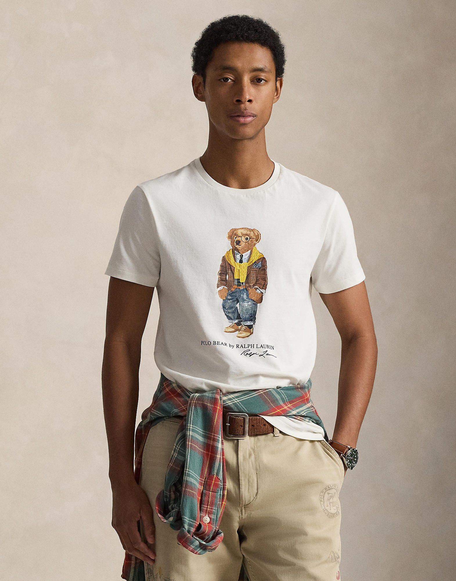 Custom Slim Fit Polo Bear Jersey T-Shirt