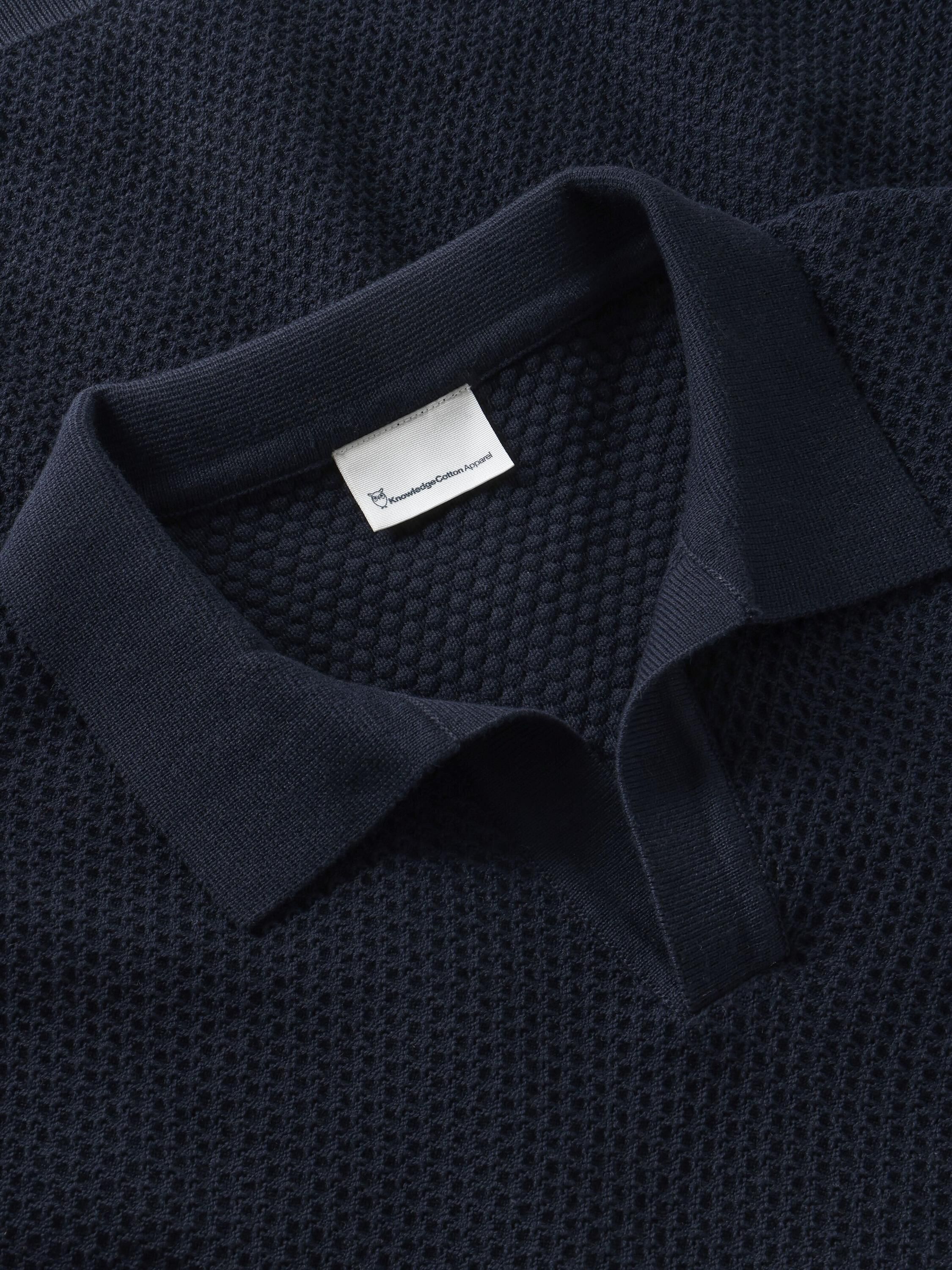 Knitted polo