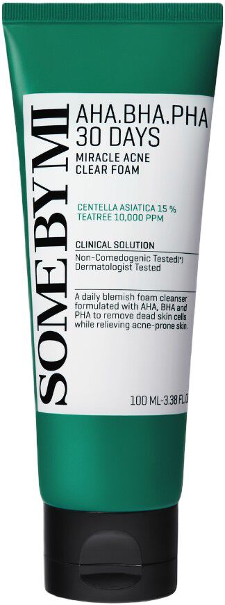 AHA BHA PHA 30 Days Miracle Acne Clear Foam