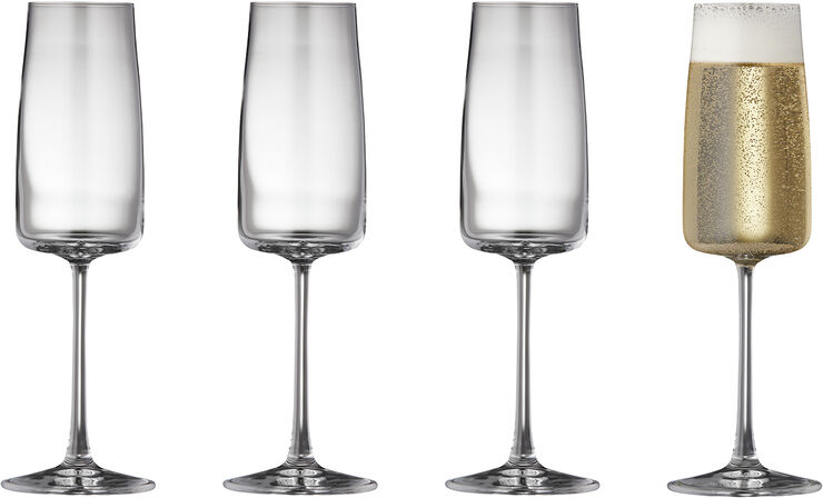 Champagneglass Zero 30 cl 4 stk.