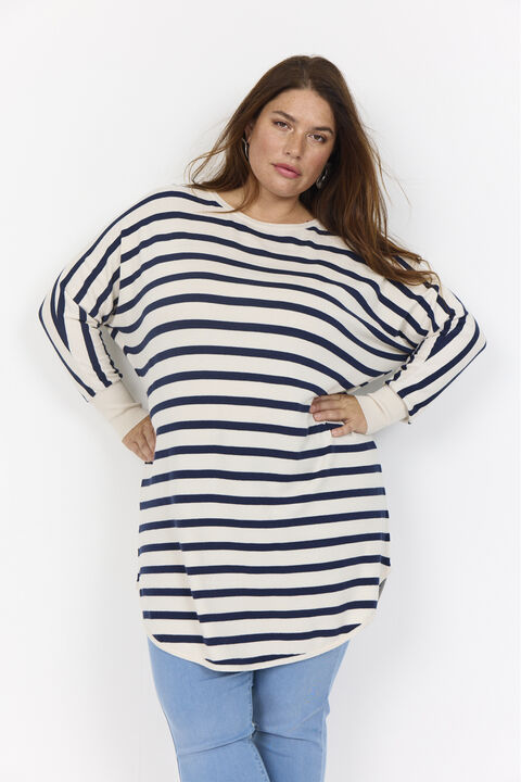 Curvy WA-SHANTI 6 Pullover Creme