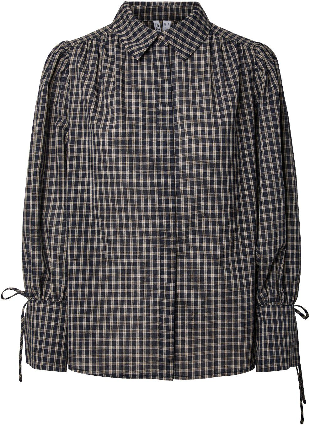 Pcjuna Ls Pleated Detail Shirt Wvn
