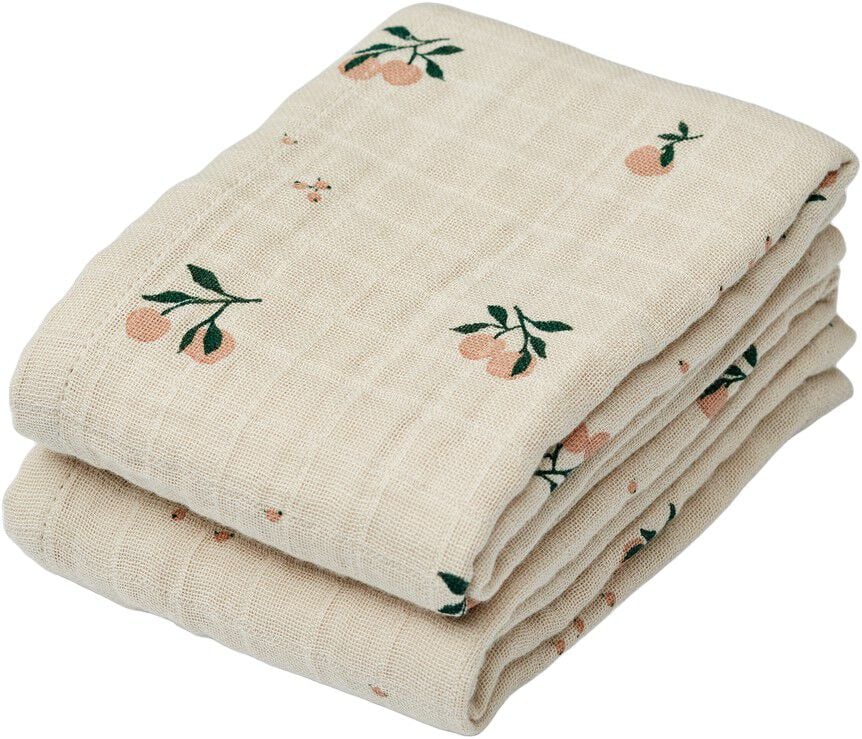 Lewis Muslin Cloth 2-Pack Peach / S