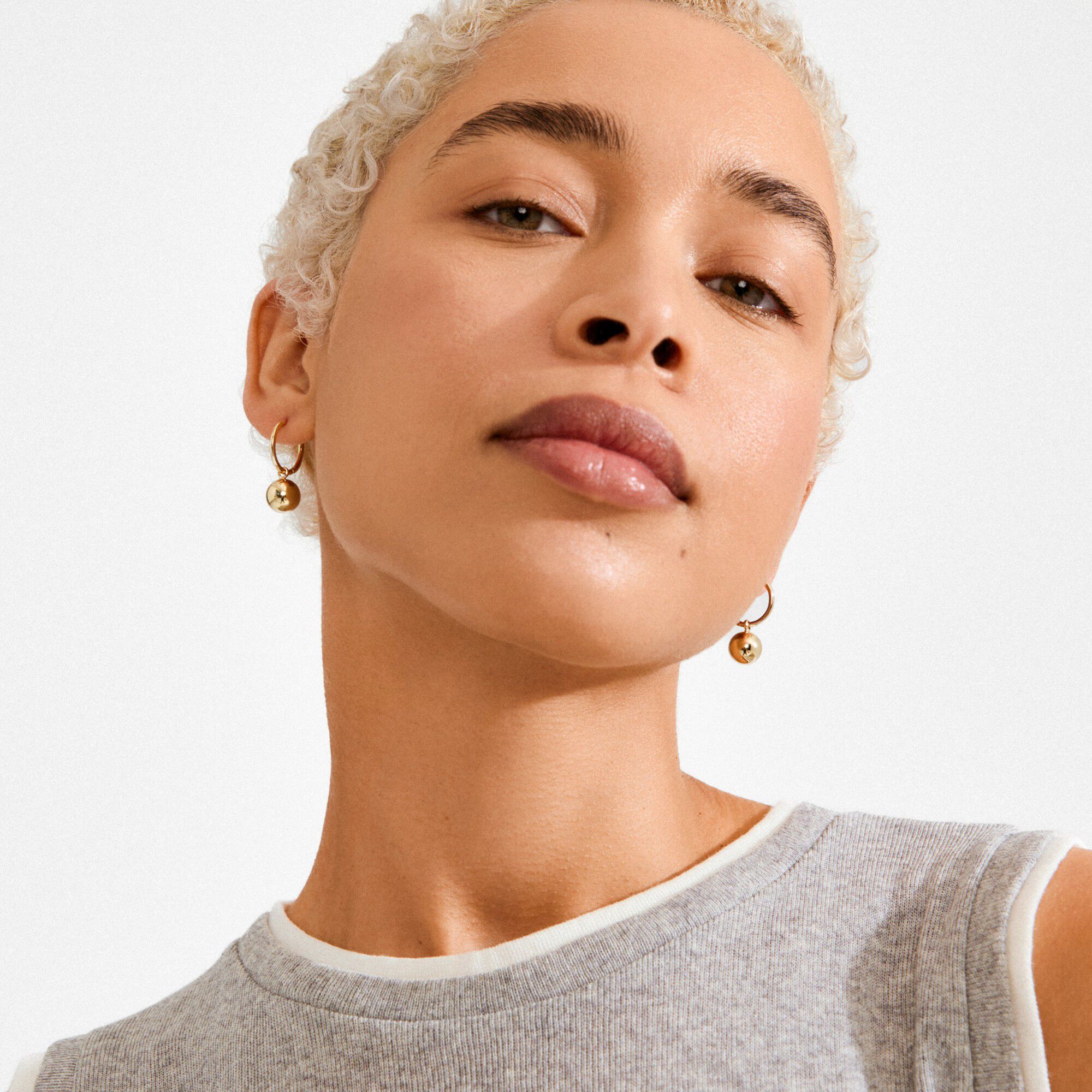 AIR hoop &oslash;reringe guldbelagt