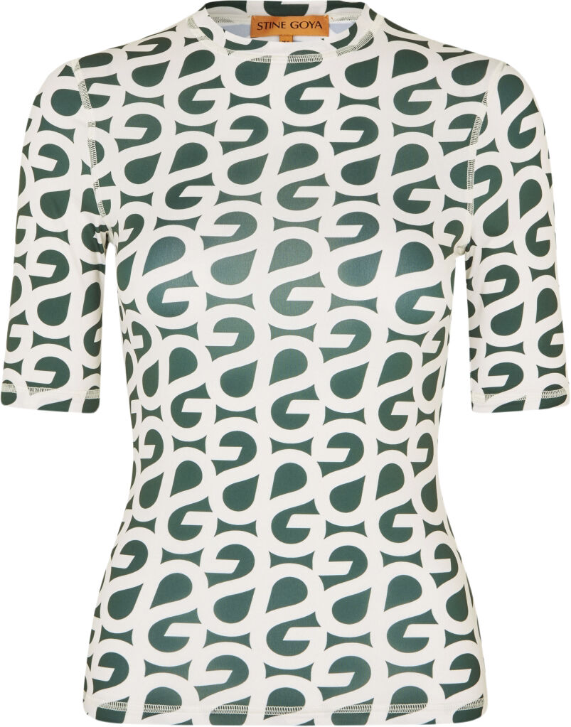 2244 Stocking Jersey, Elastic Short Sleeve T-Shirt