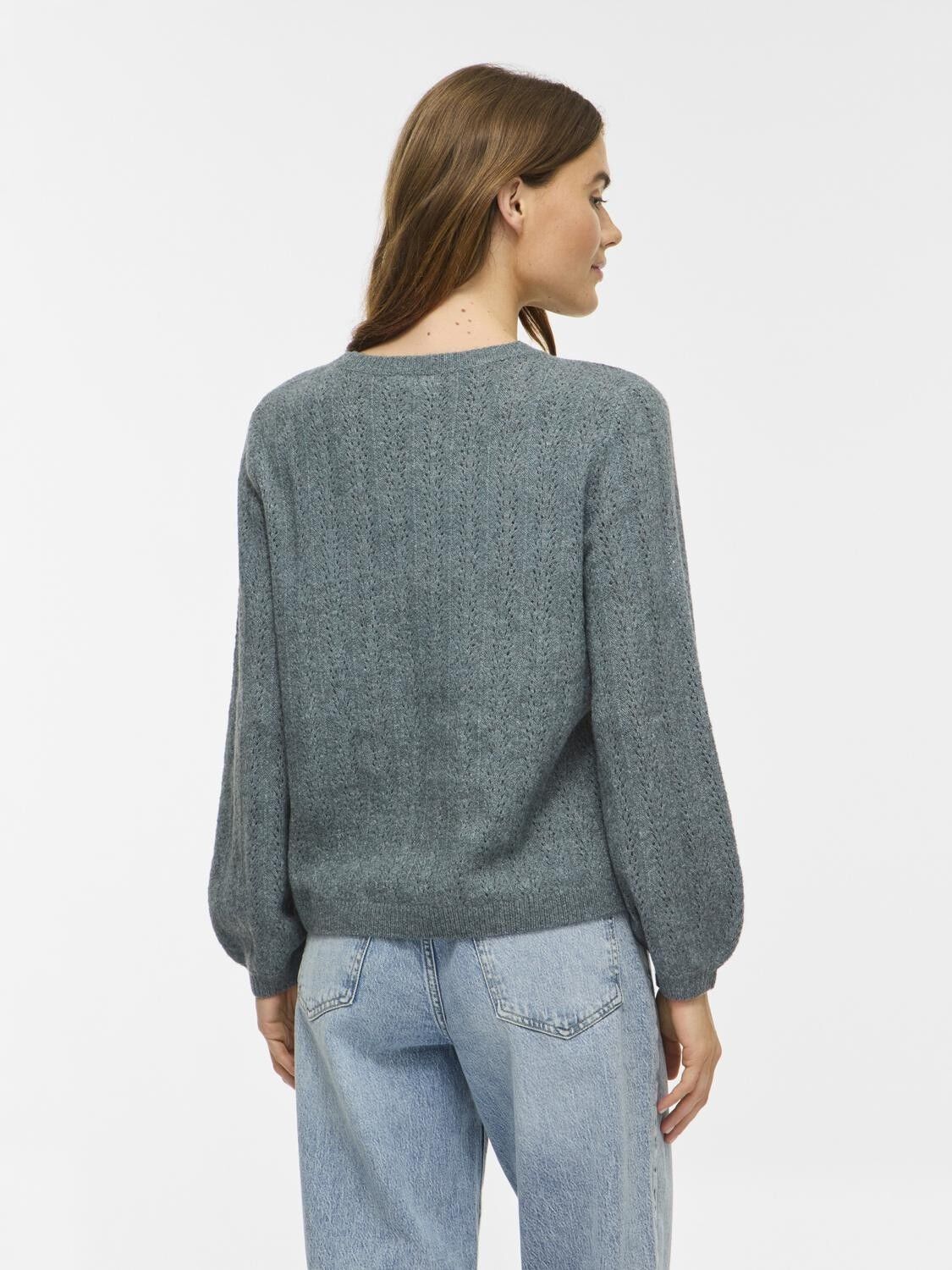 VILIGA POINTELLE L/S O-NECK TOP -NO