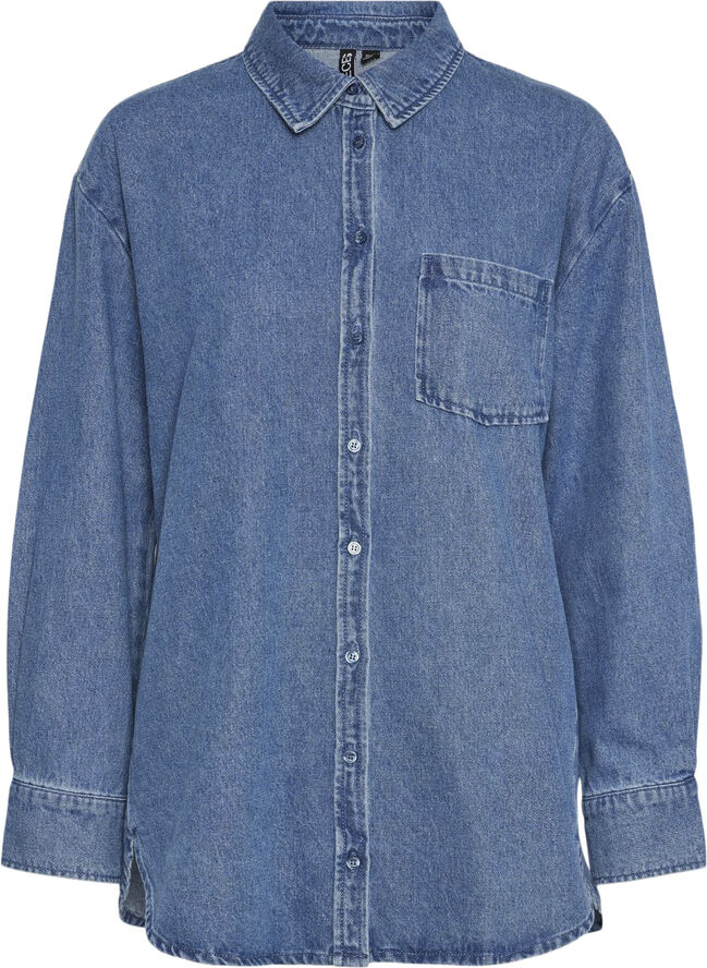 PCMAISIE LS DENIM SHIRT NOOS BC