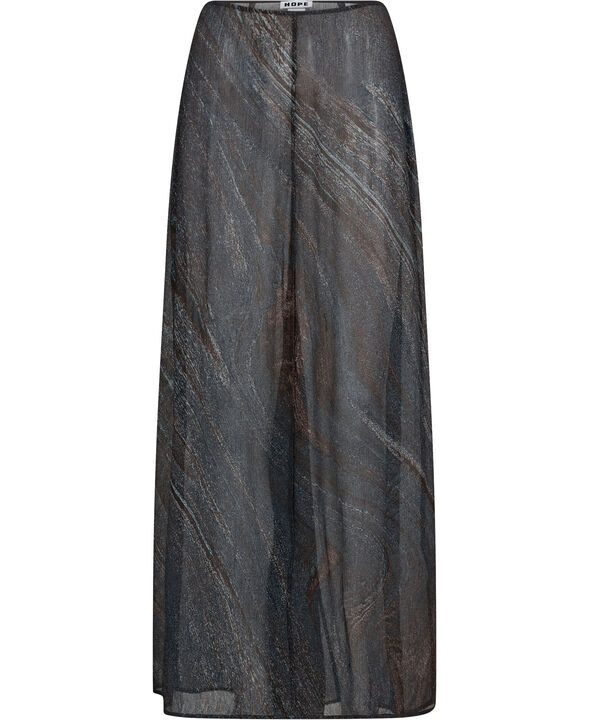 Read Skirt Martian Flow Print-34