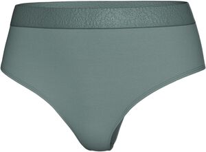 Thong with elastic waistband