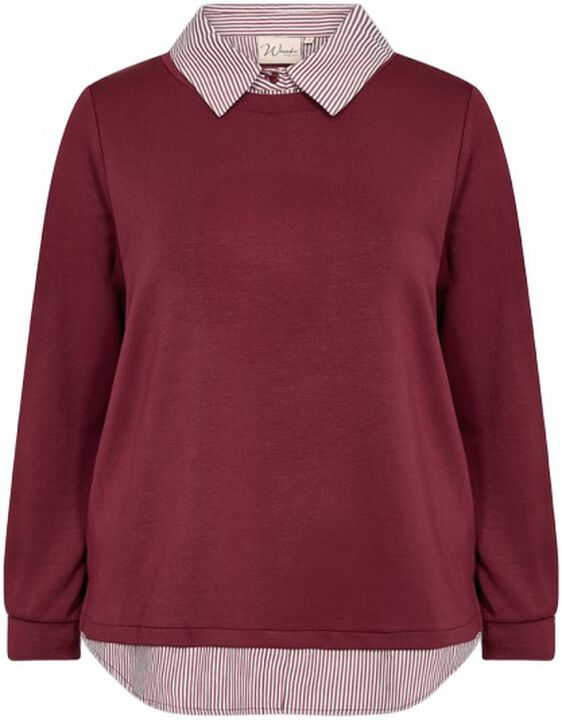 Curvy WA-SABINA 63 Sweatshirt Bordeaux