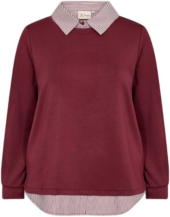Curvy WA-SABINA 63 Sweatshirt Bordeaux