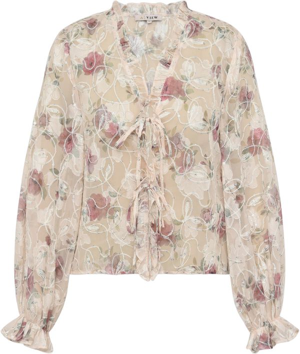 Flounce blouse