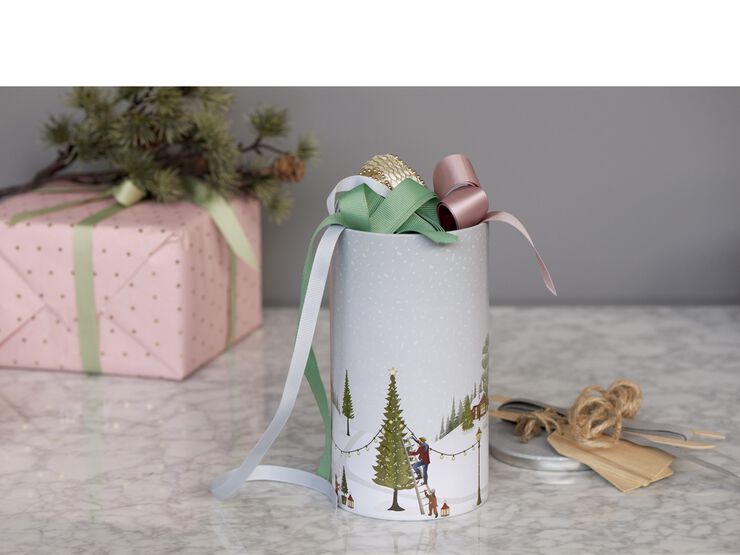 Kakeboks Vinter 10 x 18,5 cm Arctic Ice Metall