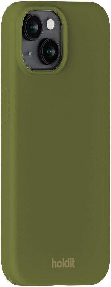 Silicone Case iPhone 15 Pickled Green