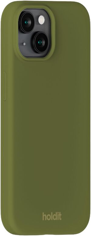 Silicone Case iPhone 15 Pickled Green