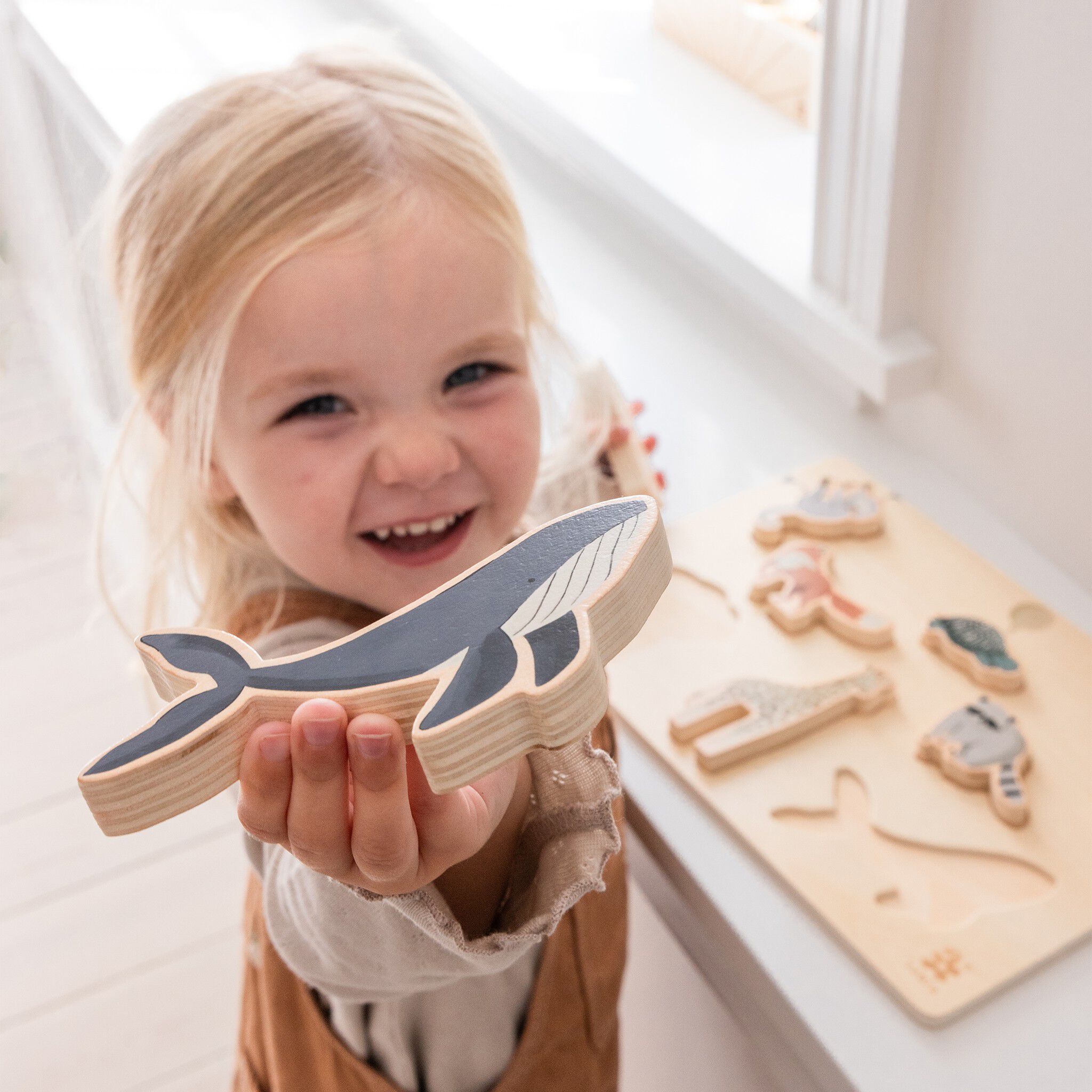 Puslespil, tr&aelig;, World of Sebra