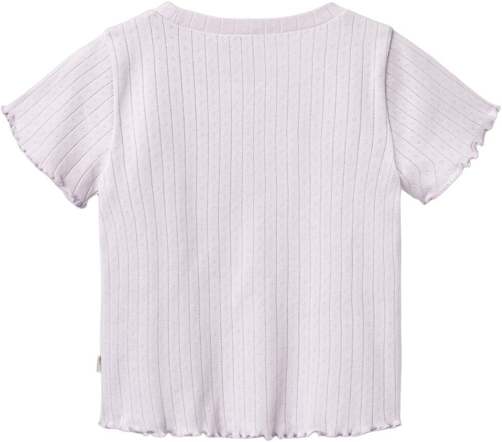 Kort&aelig;rmet Rib T-shirt Irene