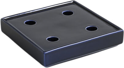 Mattone Candleholder-Large-Dark blu