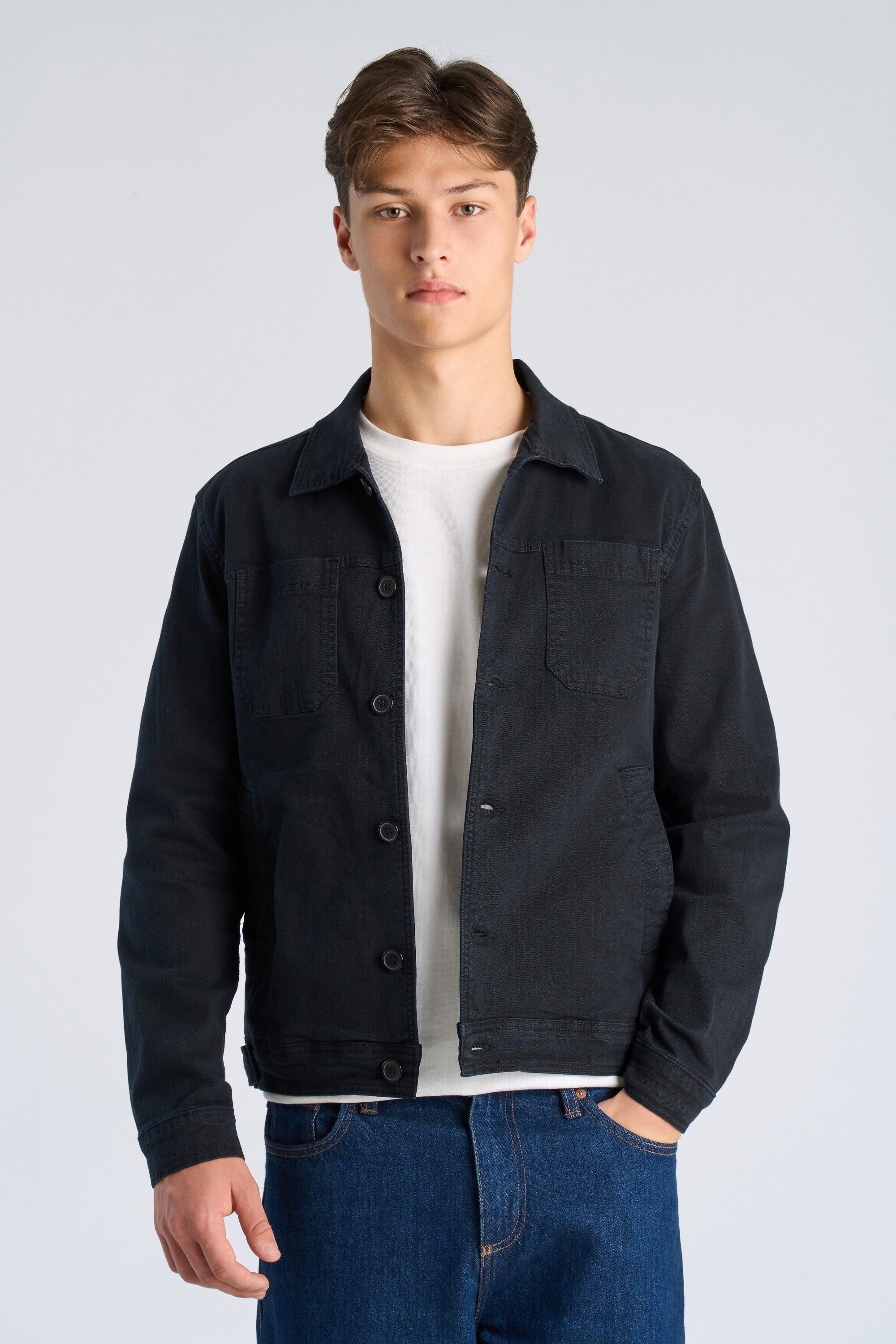 Twill overshirt