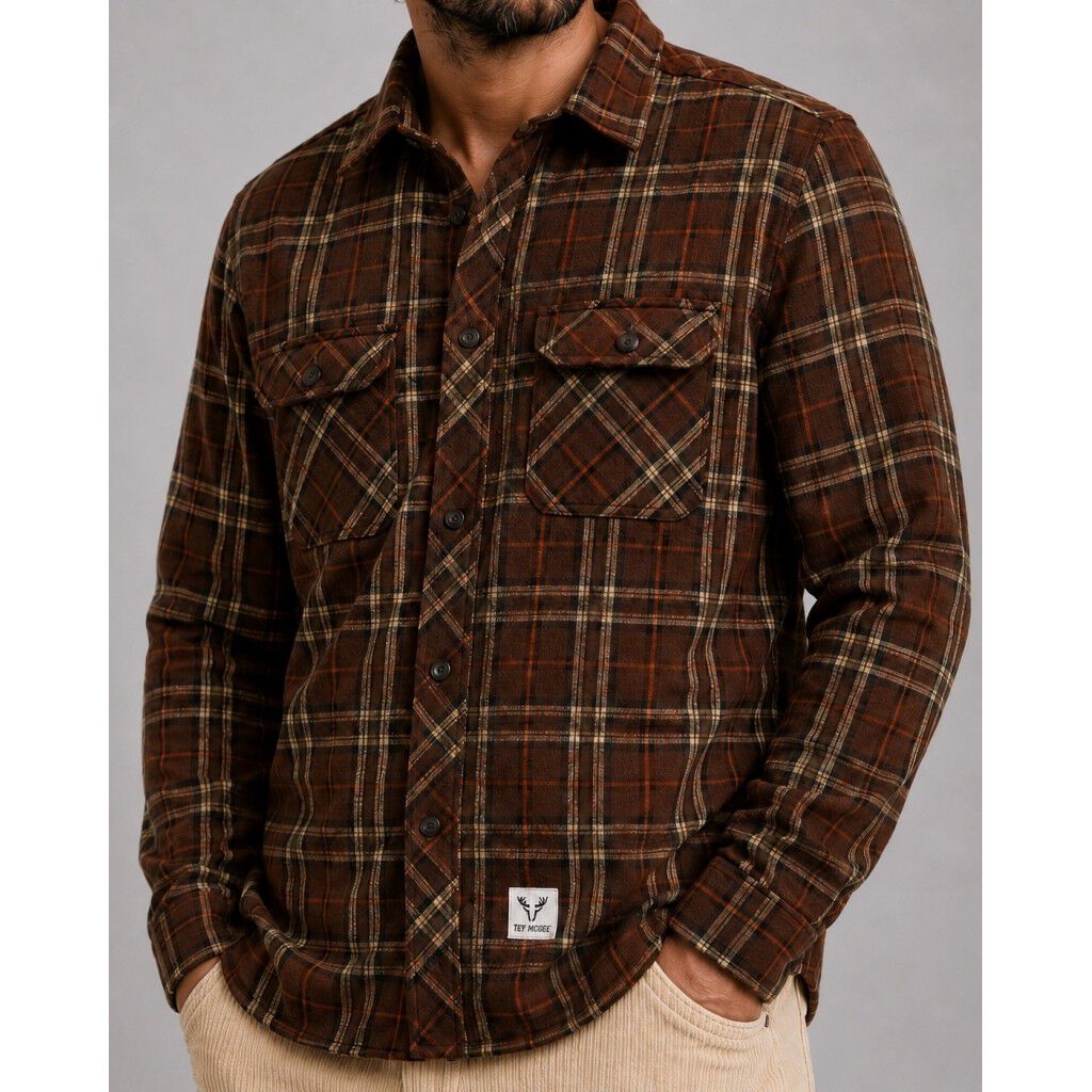 New Adrian cotton check shirt