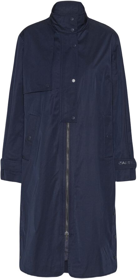 Palermo sportivo trench coat - Sand/Flame