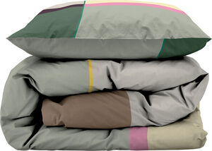 Sengesett 140x200 Colour Block Green