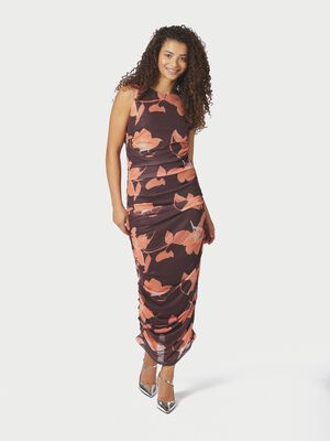 Corilina Flower Mesh Dress