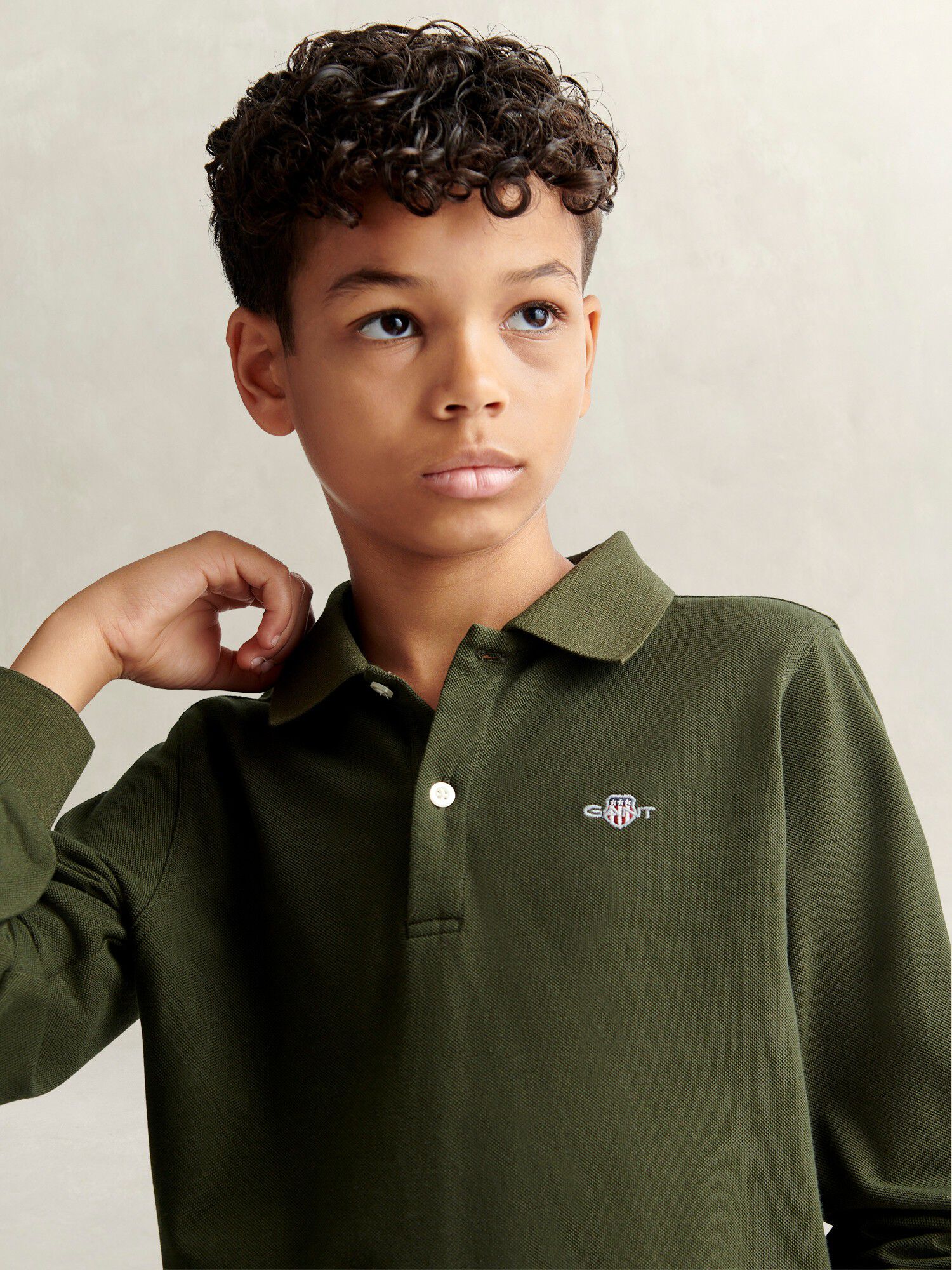Shield LS Pique Polo Shirt