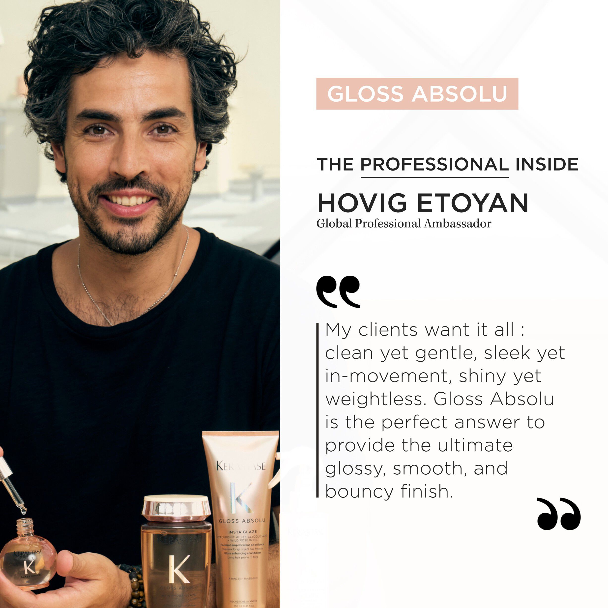 Gloss Absolu Anti-Frizz Glaze Milk Heat Protection