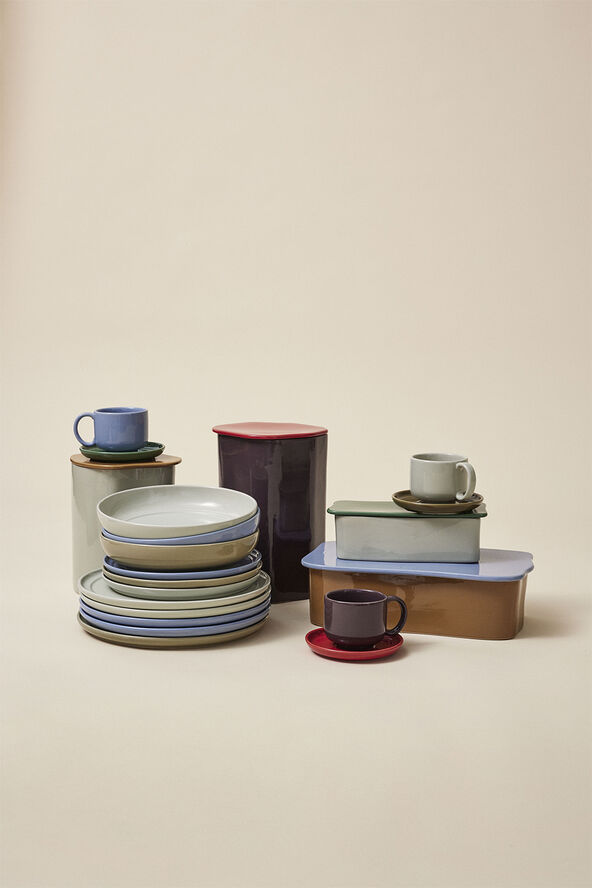 Amare Skrivebordsordner Large Brun/Lyseblå