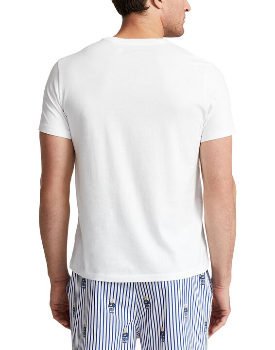 Cotton Jersey Crewneck Sleep Tee