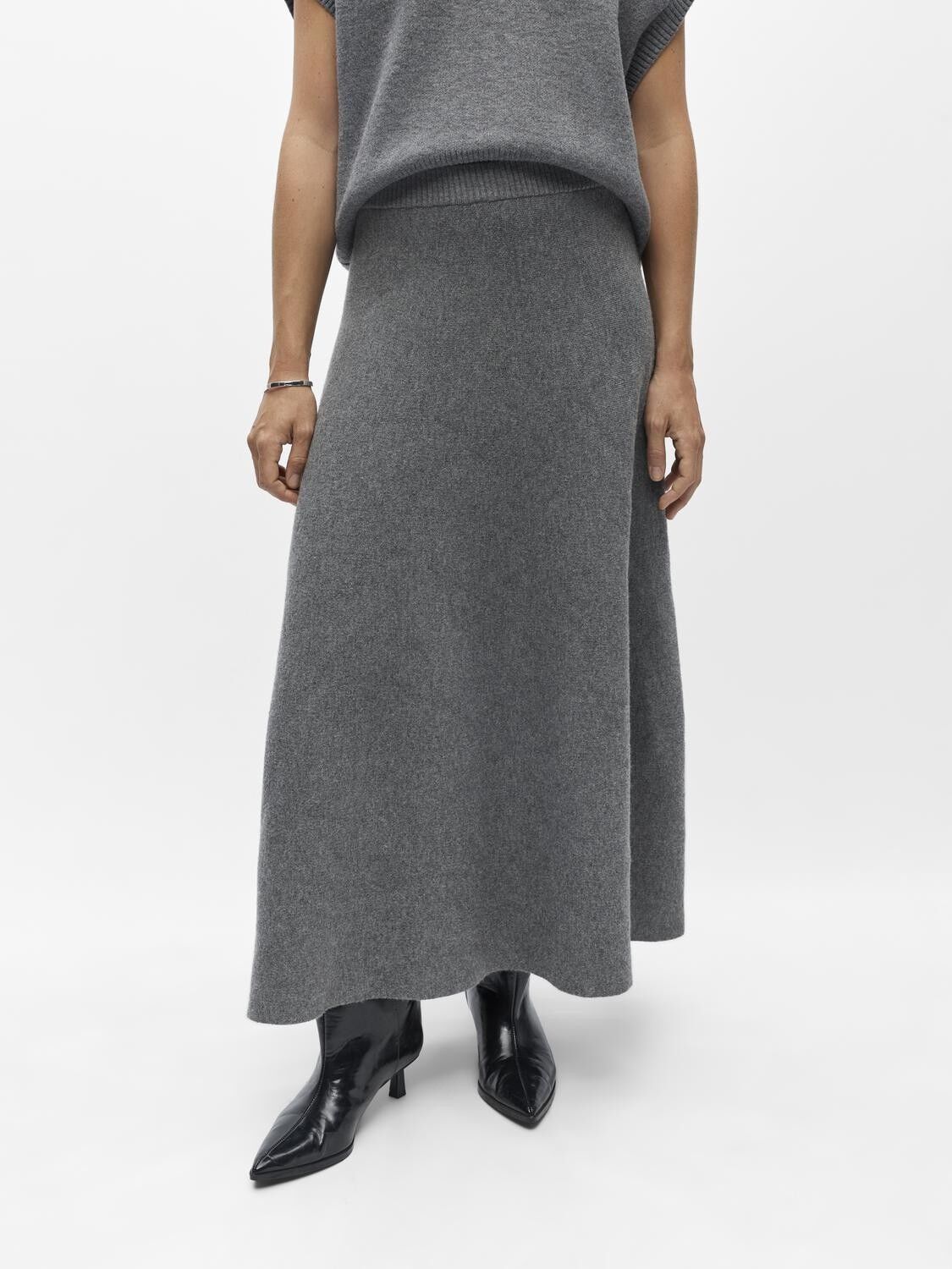 Objitone Hw  Knit Ankle Skirt 147