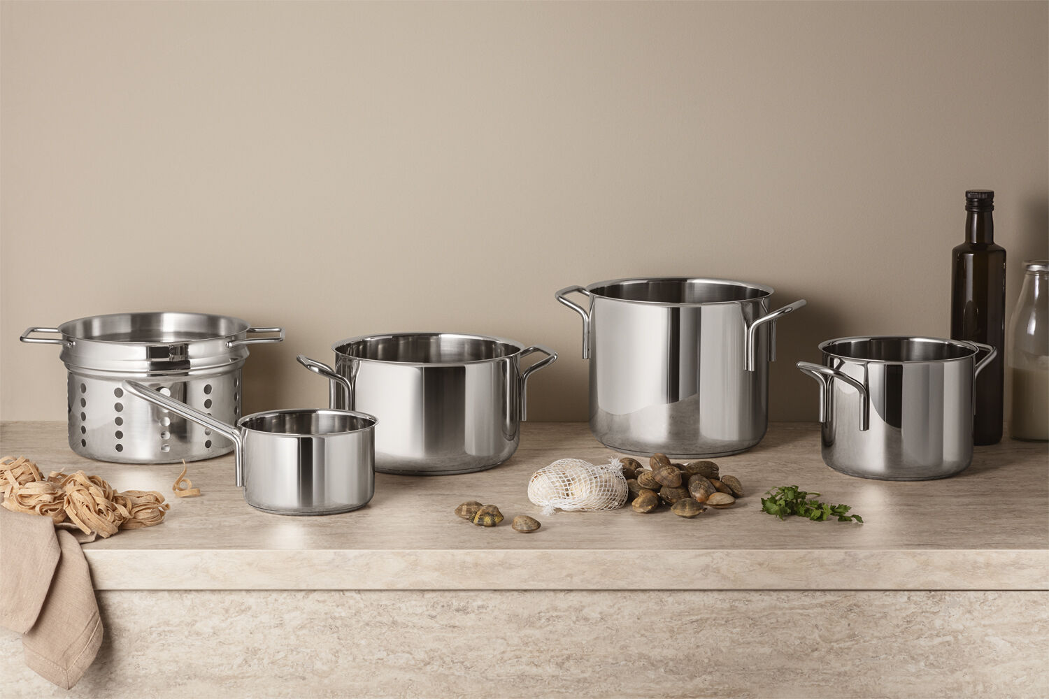 Stainless Steel Gryde 6,5 l 24 cm