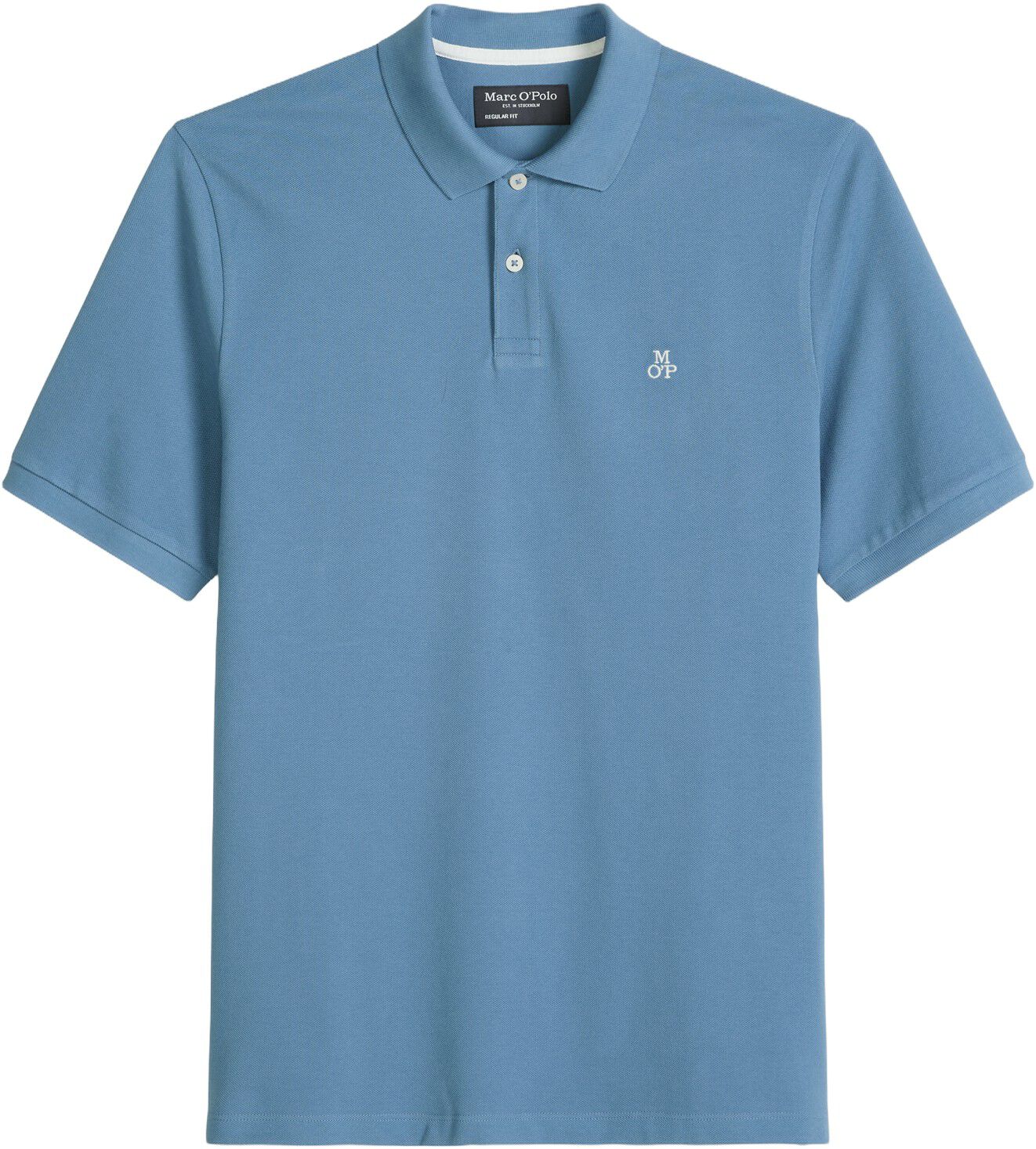 Polo shirt, short sleeve, button pl