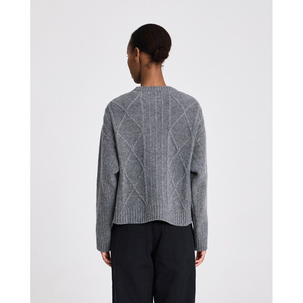 Cornelia L/S Cardigan Lambswool Knit