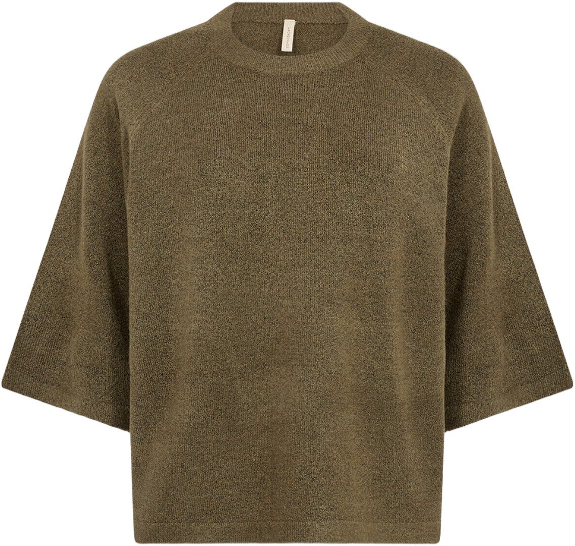 Kortermet strikkegenser