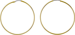 SANNE large hoop earrings gold-plated