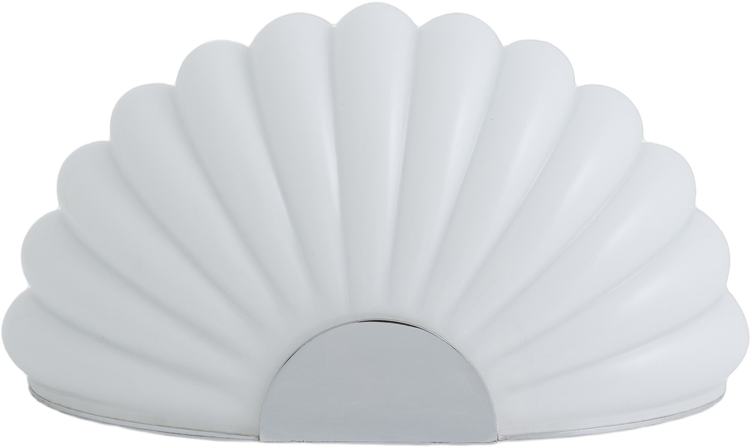 CHIA lamp w. chrome finish - white