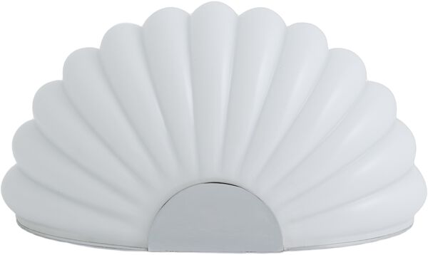 CHIA lamp w. chrome finish - white