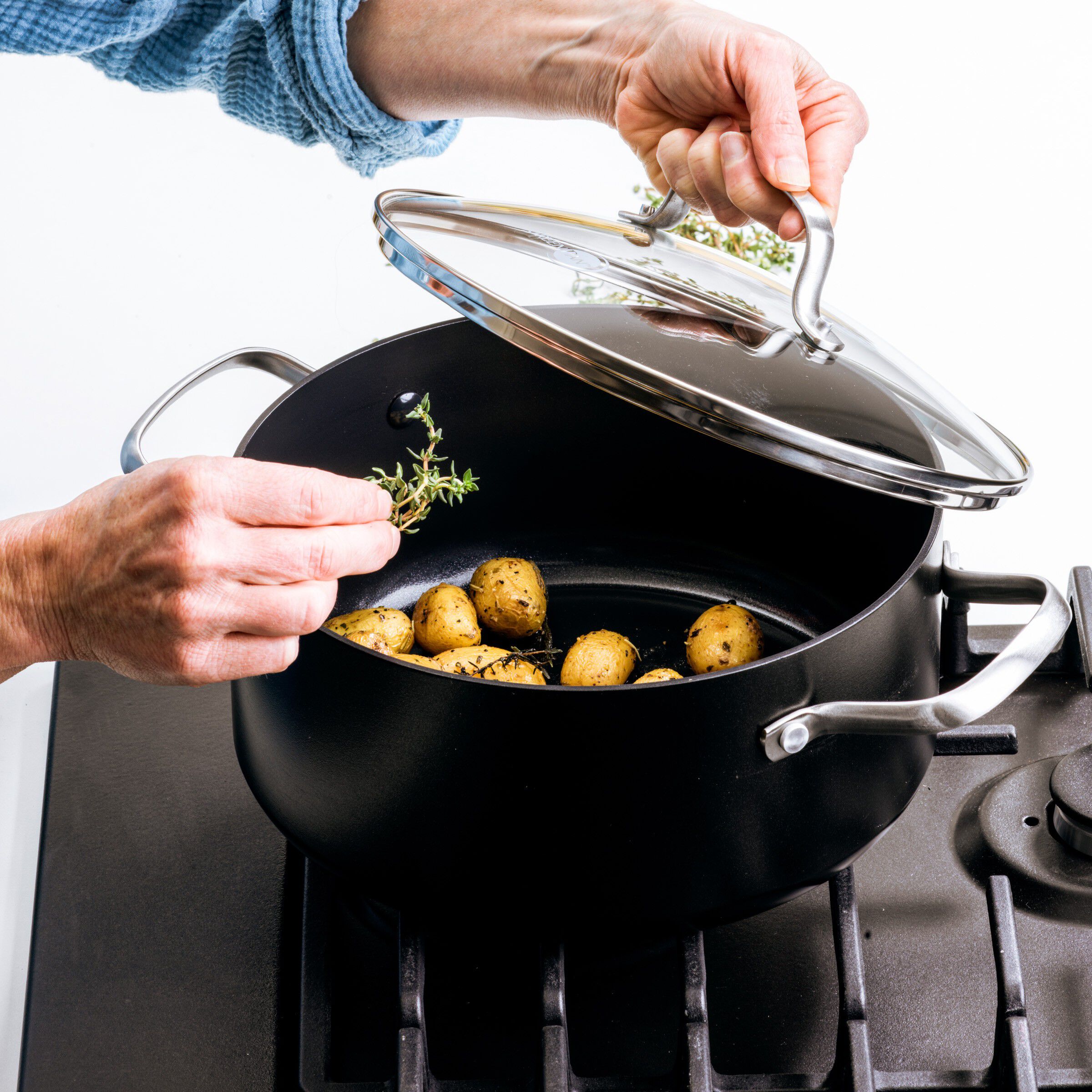 GP-COP FBl Alu Magn Bl 9011+Bl_9GP cvd cookware set 36pc