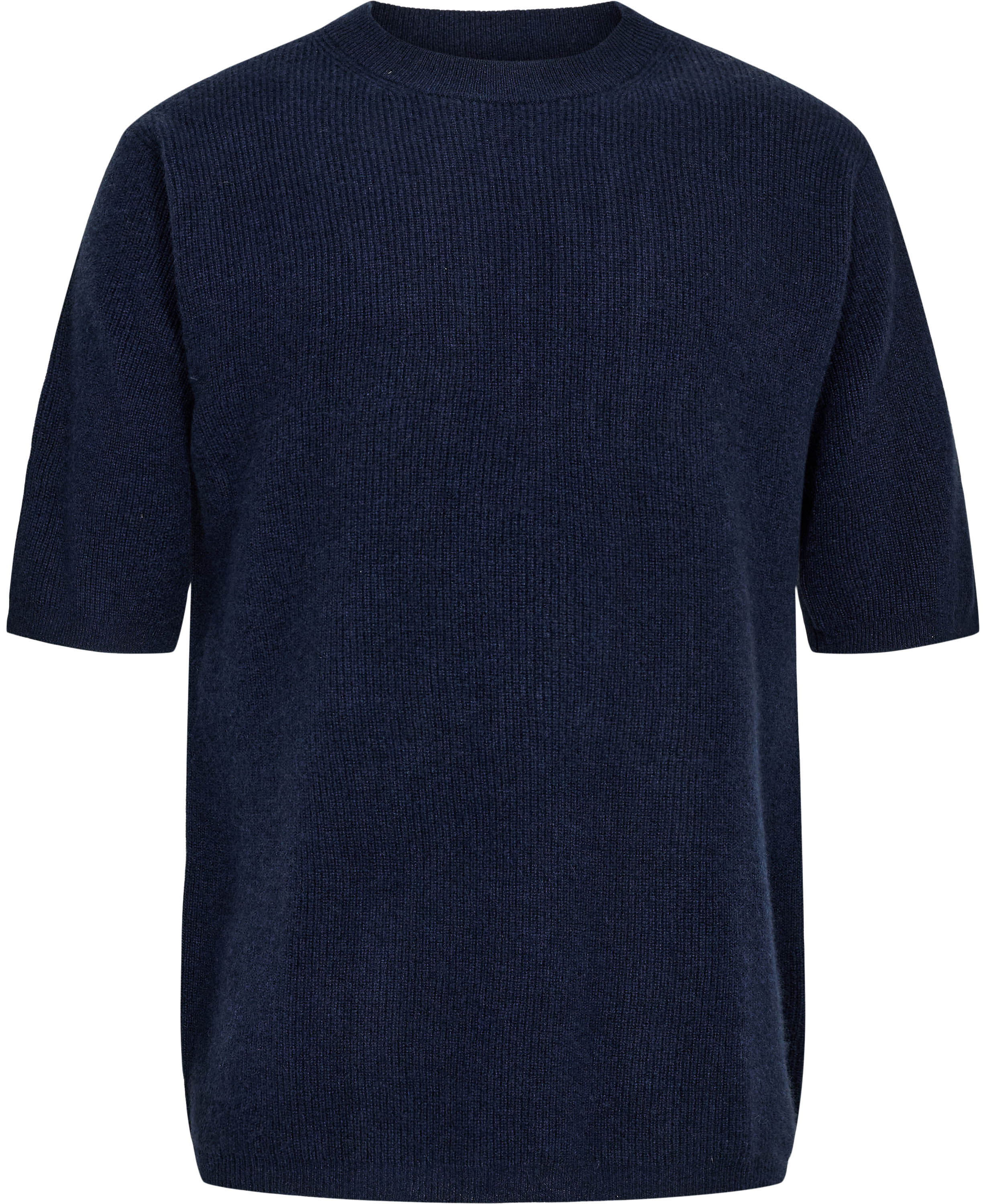 Mads 6 Rib strik t-shirt - 100% Cashmere