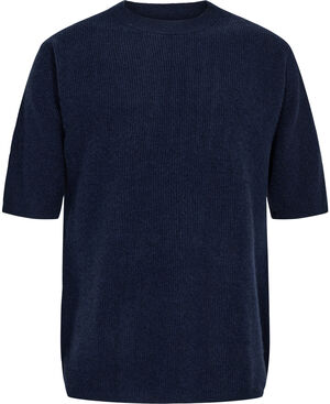 Mads 6 Rib strik t-shirt - 100% Cashmere